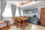 Küche / Küchenzeile - Appartementanlage Strandjuwel Fewo 212 - Top-Hundeurlaub