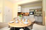 Küche / Küchenzeile - Appartementanlage Strandjuwel Fewo 215 - Top-Hundeurlaub