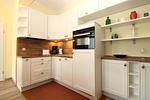 Küche / Küchenzeile - Appartementanlage Strandjuwel Fewo 215 - Top-Hundeurlaub