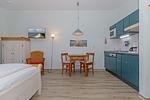 Wohnzimmer - Appartementanlage Strandjuwel Fewo 214 - Top-Hundeurlaub