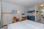 Wohnzimmer - Appartementanlage Strandjuwel Fewo 214 - Top-Hundeurlaub