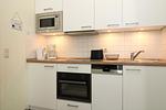 Küche / Küchenzeile - Appartementanlage Strandjuwel Fewo 217 - Top-Hundeurlaub