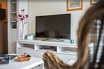 Wohnzimmer - Appartementanlage Strandjuwel Fewo 219 - Top-Hundeurlaub