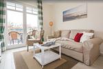 Wohnzimmer - Appartementanlage Strandjuwel Fewo 219 - Top-Hundeurlaub