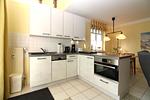 Küche / Küchenzeile - Appartementanlage Strandjuwel Fewo 209 - Top-Hundeurlaub
