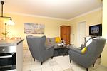 Wohnzimmer - Appartementanlage Strandjuwel Fewo 209 - Top-Hundeurlaub