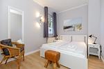 Schlafzimmer - Appartementanlage Strandjuwel Fewo 213 - Top-Hundeurlaub