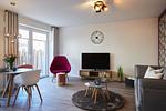 Wohnzimmer - Kattegat Apartment 01 - Top-Hundeurlaub