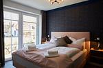 Schlafzimmer - Kattegat Apartment 02 - Top-Hundeurlaub