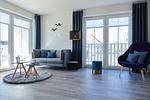 Wohnzimmer - Kattegat Apartment 16 - Top-Hundeurlaub