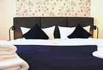 Schlafzimmer - Bernstein Suite & Breakfast Apartment 01 - Top-Hundeurlaub