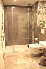 Badezimmer - Bernstein Suite & Breakfast Apartment 01 - Top-Hundeurlaub