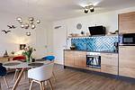 Küche / Küchenzeile - Kattegat Apartment 07 - Top-Hundeurlaub