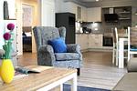 Wohnzimmer - Bernstein Suite & Breakfast Apartment 02 - Top-Hundeurlaub