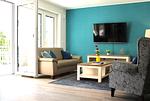 Wohnzimmer - Bernstein Suite & Breakfast Apartment 02 - Top-Hundeurlaub