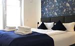 Schlafzimmer - Bernstein Suite & Breakfast Apartment 02 - Top-Hundeurlaub
