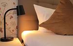 Schlafzimmer - Bernstein Suite & Breakfast Apartment 02 - Top-Hundeurlaub