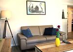 Wohnzimmer - Bernstein Suite & Breakfast Apartment 02 - Top-Hundeurlaub