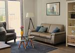 Wohnzimmer - Bernstein Suite & Breakfast Apartment 03 - Top-Hundeurlaub