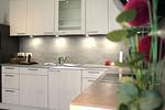 Küche / Küchenzeile - Bernstein Suite & Breakfast Apartment 03 - Top-Hundeurlaub
