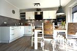 Küche / Küchenzeile - Bernstein Suite & Breakfast Apartment 04 - Top-Hundeurlaub