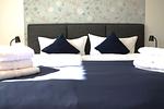 Schlafzimmer - Bernstein Suite & Breakfast Apartment 04 - Top-Hundeurlaub