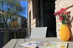 Balkon - Bernstein Suite & Breakfast Apartment 04 - Top-Hundeurlaub