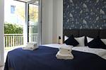 Schlafzimmer - Bernstein Suite & Breakfast Apartment 04 - Top-Hundeurlaub