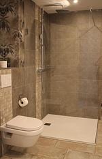 Badezimmer - Bernstein Suite & Breakfast Apartment 04 - Top-Hundeurlaub