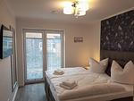 Schlafzimmer - Bernstein Mare Rose Apartment 4 - Top-Hundeurlaub