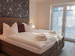 Schlafzimmer - Bernstein Mare Rose Apartment 2 - Top-Hundeurlaub