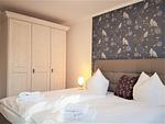 Schlafzimmer - Bernstein Mare Rose Apartment 2 - Top-Hundeurlaub