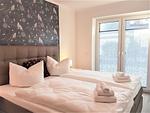 Schlafzimmer - Bernstein Mare Rose Apartment 1 - Top-Hundeurlaub