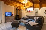 Wohnzimmer - Ferienhaus "Maja" Wittsand 26 - Top-Hundeurlaub