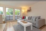 Wohnzimmer - Appartementanlage Strandjuwel Fewo 241 - Top-Hundeurlaub