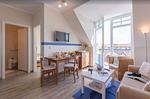 Wohnzimmer - Appartementanlage Strandjuwel Fewo 226 - Top-Hundeurlaub