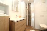 Badezimmer - Appartementanlage Strandjuwel Fewo 253 - Top-Hundeurlaub
