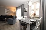 Wohnzimmer - Appartementanlage Strandjuwel Fewo 234 - Top-Hundeurlaub