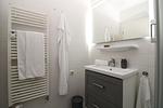 Badezimmer - Appartementanlage Strandjuwel Fewo 234 - Top-Hundeurlaub