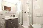 Badezimmer - Appartementanlage Strandjuwel Fewo 234 - Top-Hundeurlaub