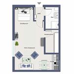 Grundriss - Appartementanlage Strandjuwel Fewo 240 - Top-Hundeurlaub