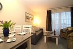 Wohnzimmer - Appartementanlage Strandjuwel Fewo 240 - Top-Hundeurlaub