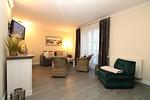 Wohnzimmer - Appartementanlage Strandjuwel Fewo 240 - Top-Hundeurlaub