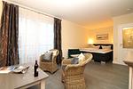Wohnzimmer - Appartementanlage Strandjuwel Fewo 240 - Top-Hundeurlaub