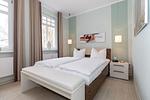 Schlafzimmer - Appartementanlage Strandjuwel Fewo 224 - Top-Hundeurlaub