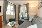Wohnzimmer - Appartementanlage Strandjuwel Fewo 247 - Top-Hundeurlaub