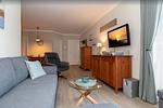 Wohnzimmer - Appartementanlage Strandjuwel Fewo 247 - Top-Hundeurlaub
