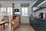 Küche / Küchenzeile - Appartementanlage Strandjuwel Fewo 244 - Top-Hundeurlaub