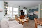 Wohnzimmer - Appartementanlage Strandjuwel Fewo 244 - Top-Hundeurlaub