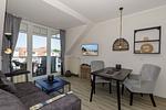 Wohnzimmer - Appartementanlage Strandjuwel Fewo 228 - Top-Hundeurlaub